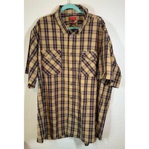 DIXXON Flannel Co. The Rustler Bamboo Short Sleeve Size 4XL